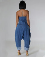 Hand down Denim Jumpsuit