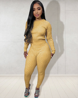 Stretch Cable Knit Set