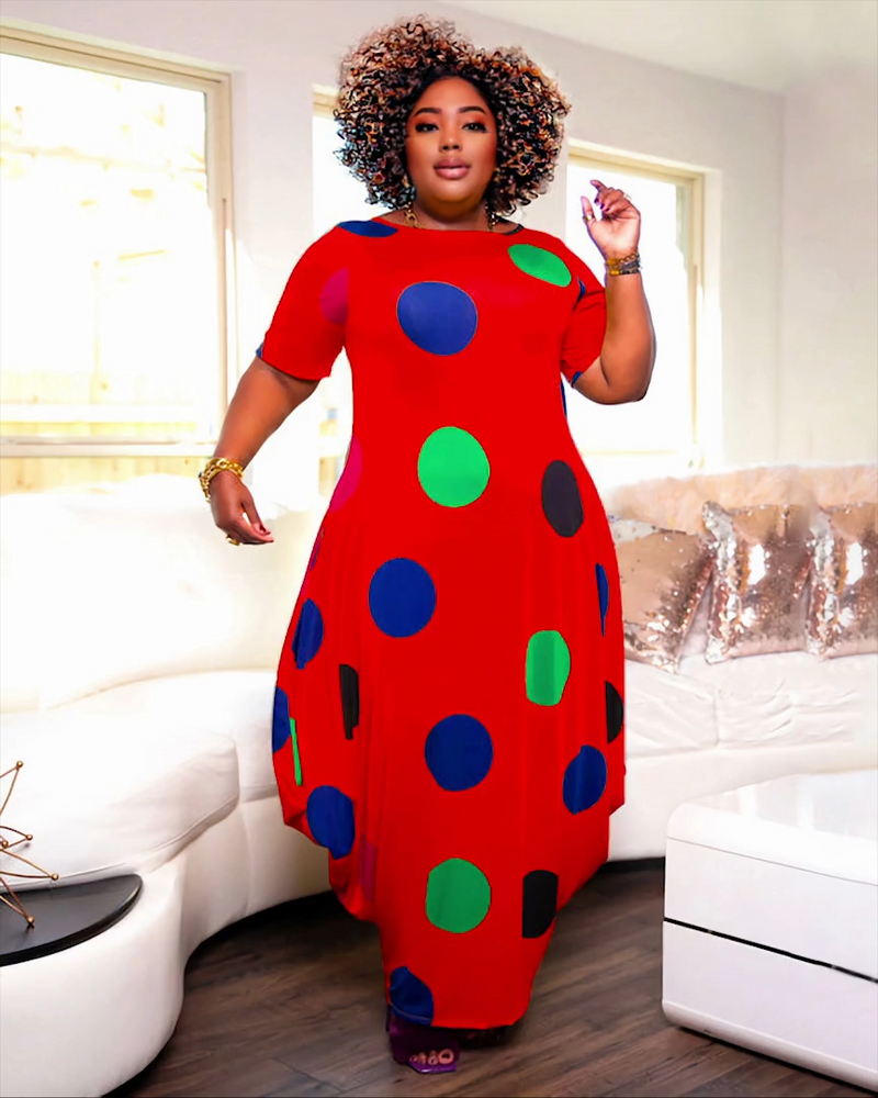 Priscilla Polka Dot Dress