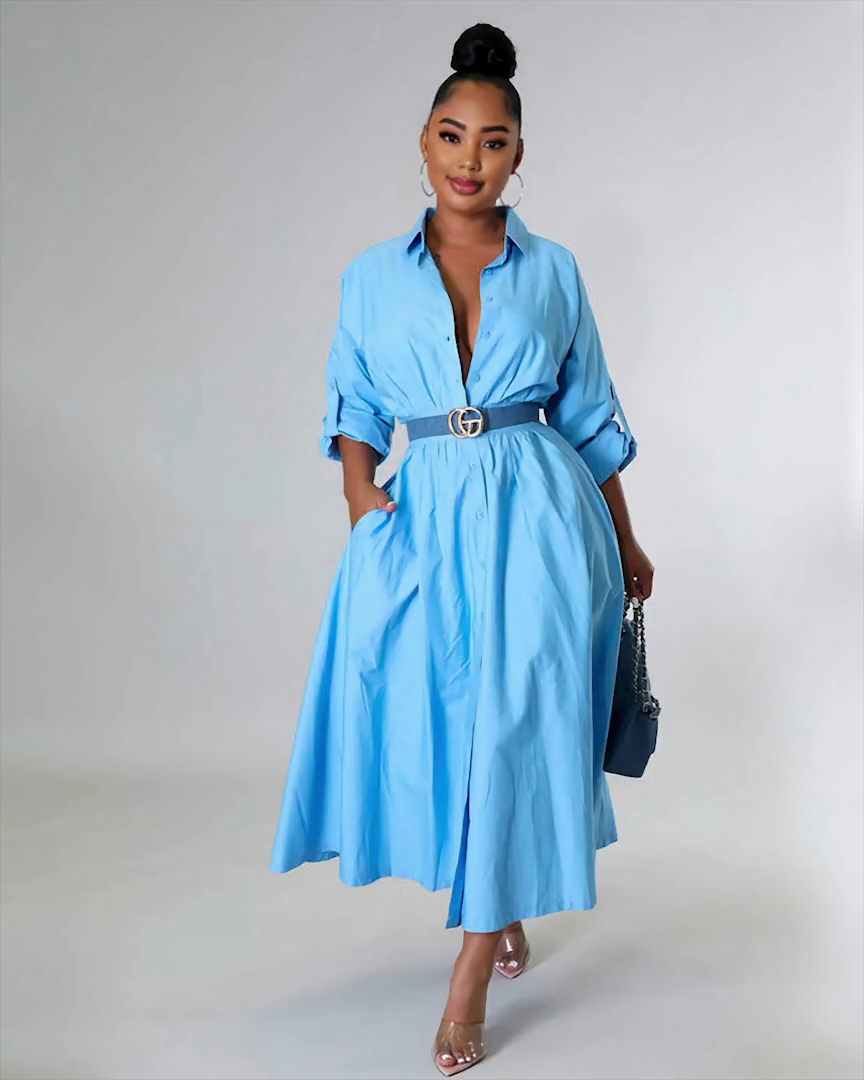 Shayla Shirt Dress – Sassy2