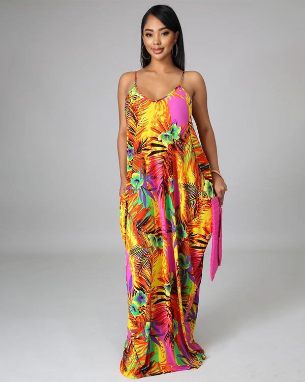 Golden Sunshine Maxi Dress