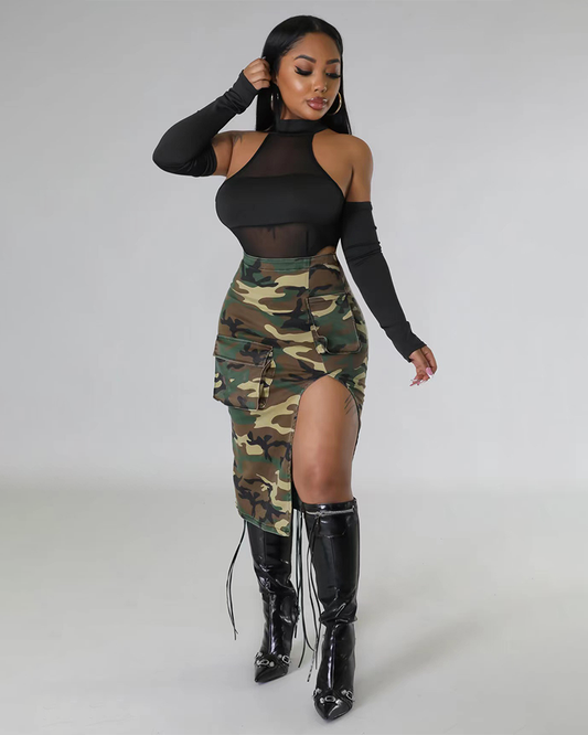 Camo Bae Skirt