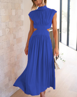 Elegant High Neck Maxi Dress