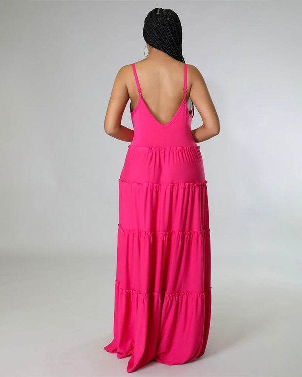 Cami Tiered Maxi Dress