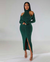 Turtleneck Sweater Dress Set