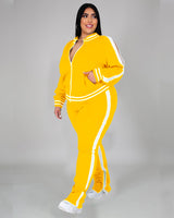 Janay Cold Shoulder Tracksuit